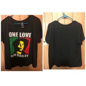Bob Marley black tee shirt- 2X